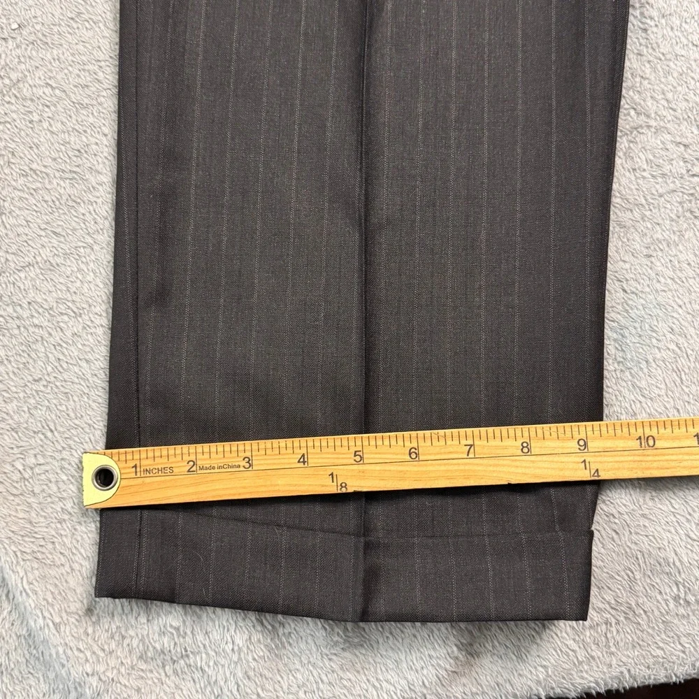 JOS A BANK Signature Collection Mens Wool Pinstripe Suit Jacket and Pants EUC!‎